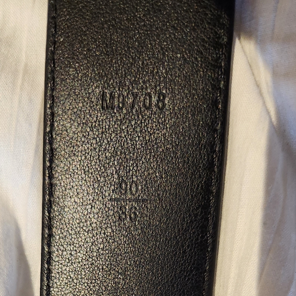 Louis Vuitton Damier Graphite Pattern Belt - Picture 6 of 6